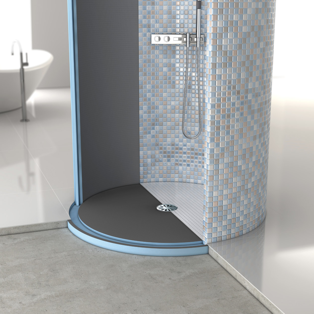 Wedi Fundo Trollo Duschbodenelement